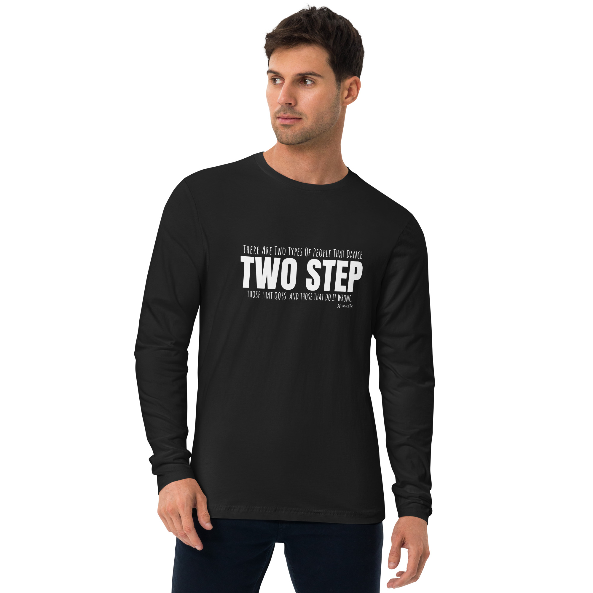 "Two Types" Long Sleeve Fitted Crew - Image 2