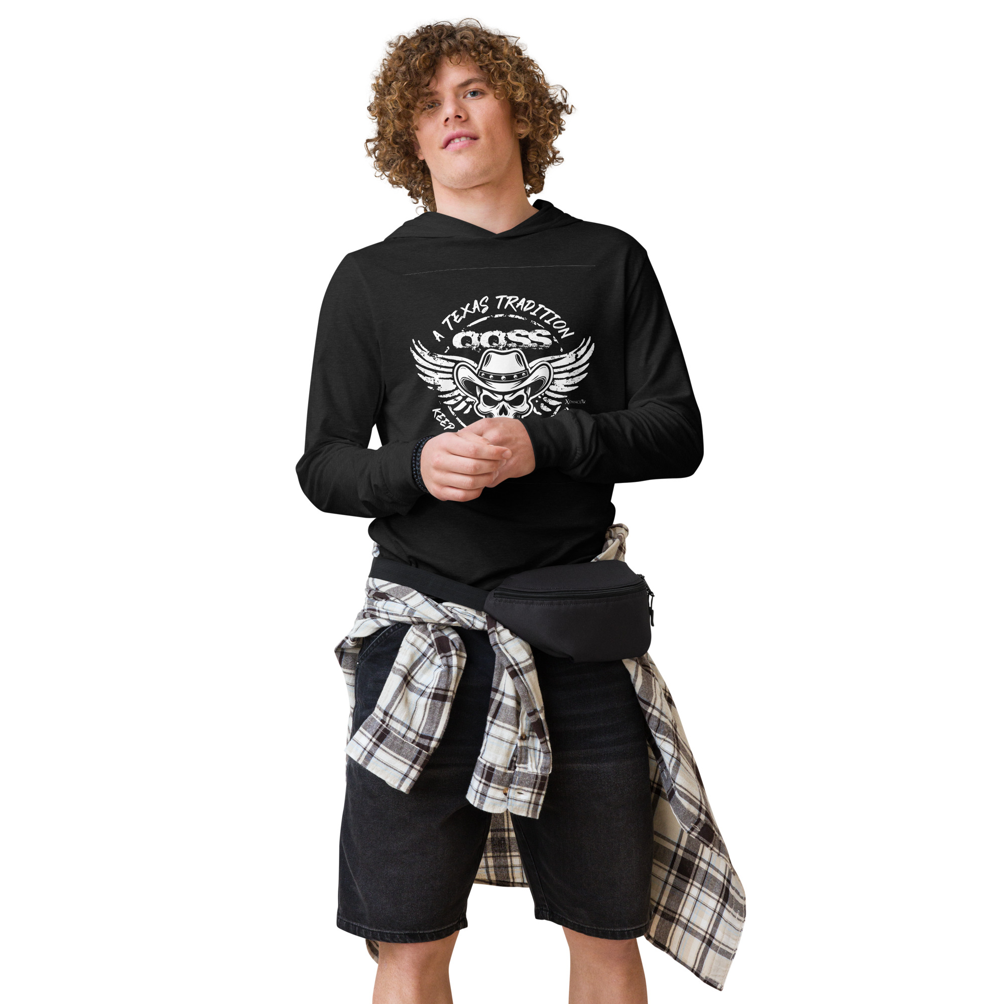 "QQSS Tradition" Hooded Long-Sleeve T-Shirt - Image 2