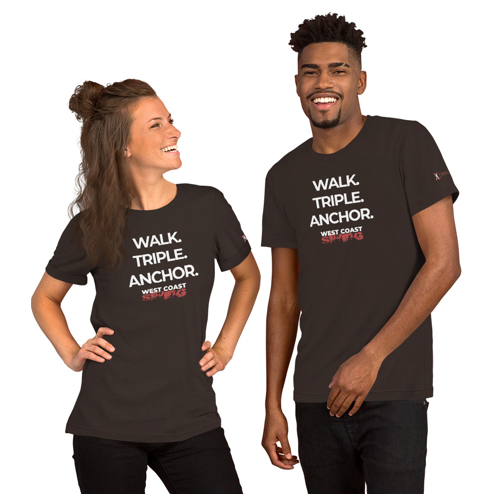 "Walk. Triple. Anchor" Unisex t-shirt - Image 4