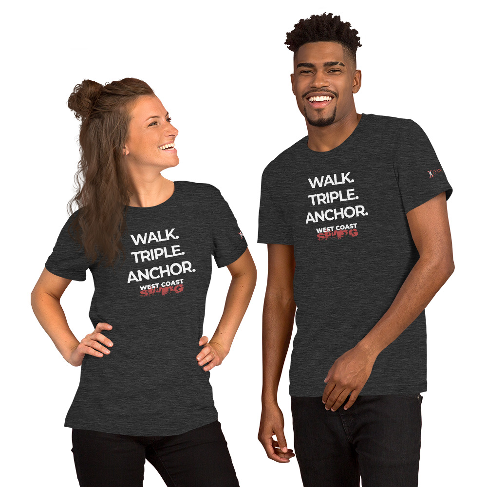 "Walk. Triple. Anchor" Unisex t-shirt - Image 5