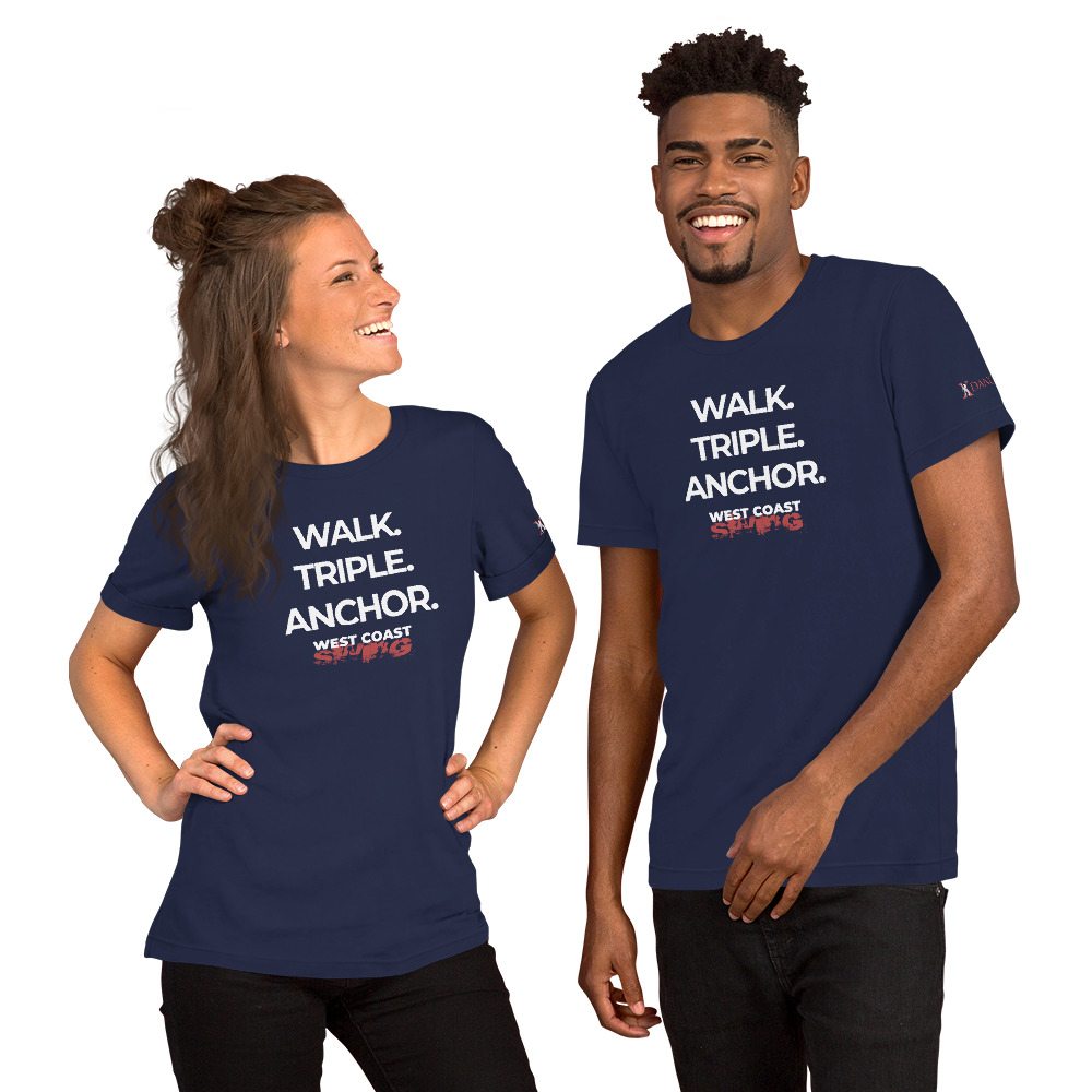 "Walk. Triple. Anchor" Unisex t-shirt - Image 3