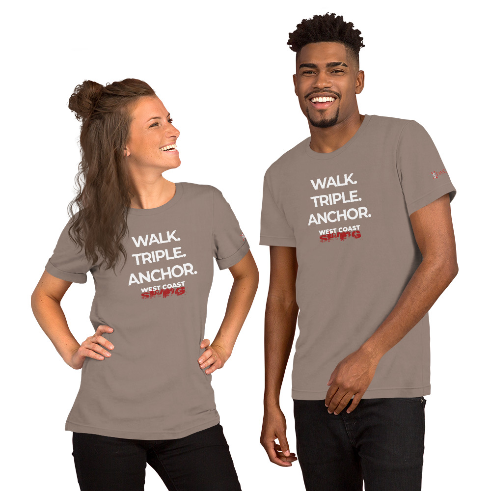"Walk. Triple. Anchor" Unisex t-shirt - Image 6
